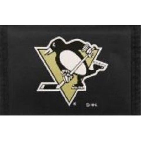 RICO INDUSTRIES Rico Industries NTR7201 Nylon Tri-Fold Wallet - Pittsburgh Penguins NTR7201